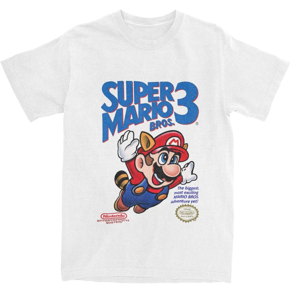 Kawaii Super MariosTshirts Unisex Short Sleeve O-neck Summer Top Tee Fashion and Causal for Summer