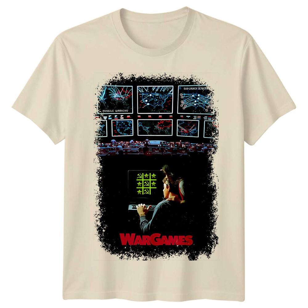 Wargames 1983 Movie Poster Inspired Tshirt Retro Tee Unisex