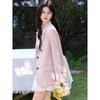 Women's Pink Loose Casual Blazer