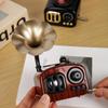 Multifunctional Nostalgic Music Box Gramophone Replicas Hand Crank Mechanism Phonograph Musical Ornament Birthday Gift