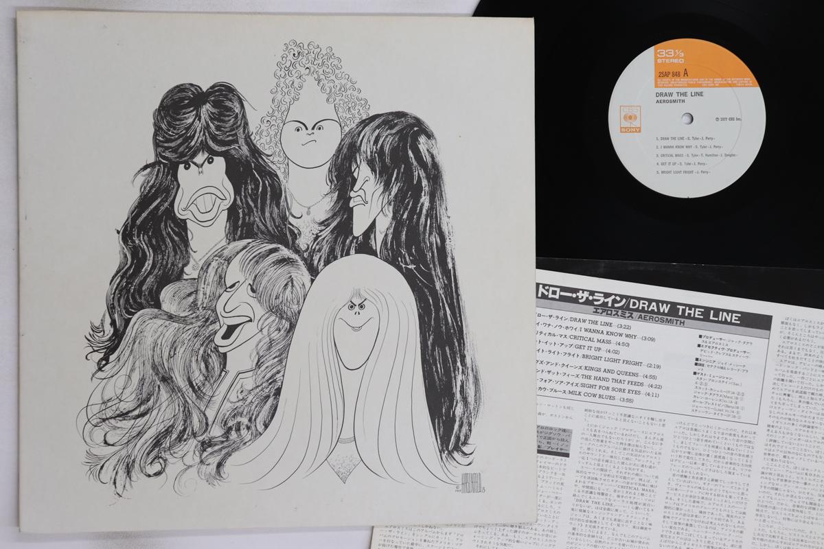 

LP Record AEROSMITH - Draw The Line 25AP848 CBS SONY 1977 Japan Rock Used