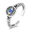 Original 925 Silver Adjustable Rings Eyes Clover Cat Dog Classic Design Ring High Quality Ladies Jewelry For Vacation