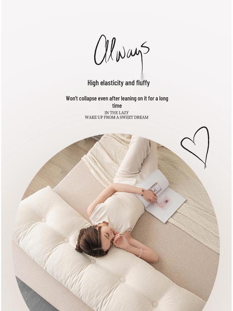 Grenzüberschreitendes dreieckiges Kopfteilkissen: Doppelte Rückenlehne, Weiche Polsterung, Lendenwirbelstütze für Sofa & Bett