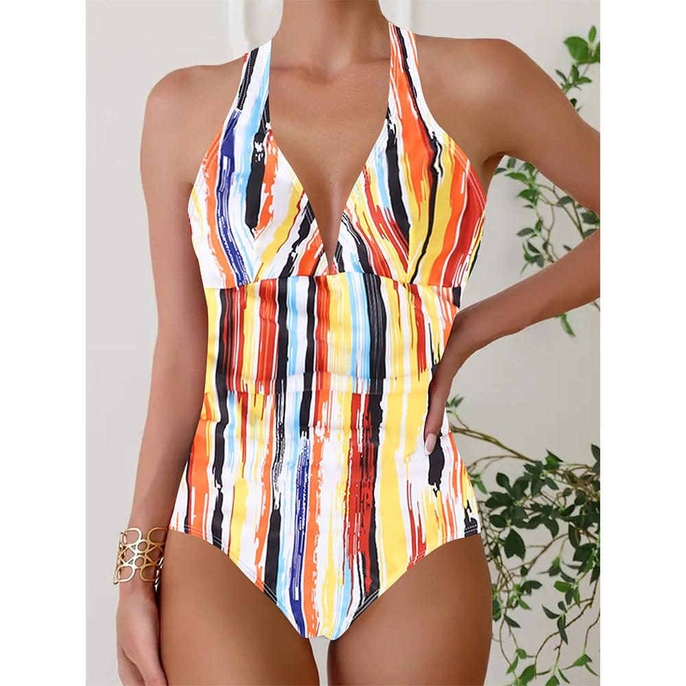 

Лето 2025 года, новейшая женская флуоресцентная майка с принтом в виде большой бабочки и шорты, двухсекционный купальник на шнуровке, сексуальный пляж 5XL