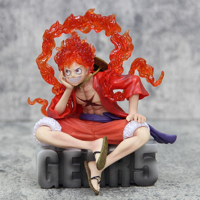 

Аниме Фигурка One Piece GK Ника Луффи B-Hs Сидящий Луффи Куклы Действия Красно-Белый ПВХ Модель Коллекция Статуэтка Детская Игрушка Подарки