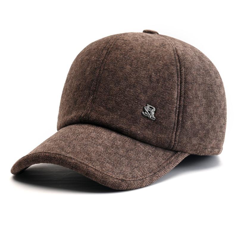 

Зимняя шапка Мужская ветрозащитная и холодостойкая бейсболка Флисовая утолщенная шапка Защита ушей Теплая хлопковая шапка Adjustable - Fleece