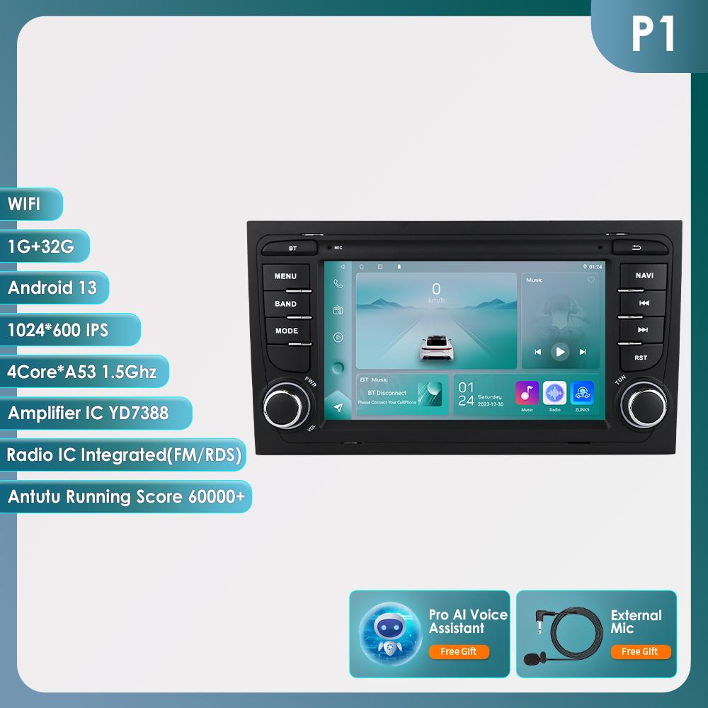 

Hizpo 4G-LTE Carplay 7-дюймовый Android автомобильный радиоприемник GPS для A4 B9 B8 B7 B6 S4 RS4 SEAT Exeo Мультимедиа RDS 2din Автомагнитола Стерео Видео Интеллектуальная навигация P1 4Core 1G 32G AI
