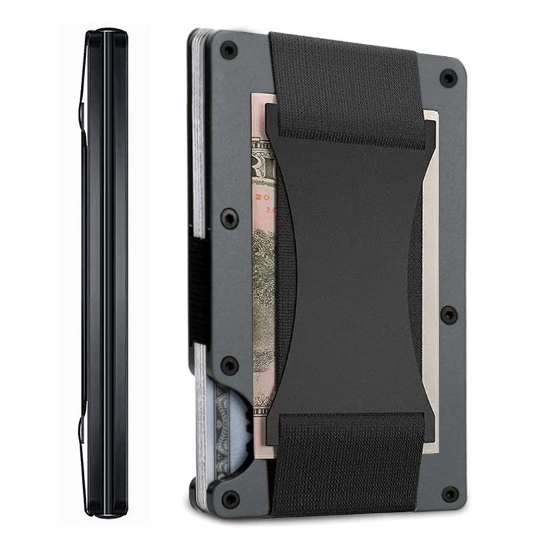 New RFID Blocking Carbon Fiber Wallet with Money Clip