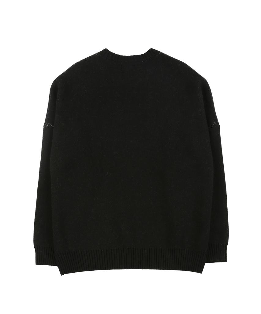 AJOBYAJO [Pba] Dbof Wool Knit Sweater [Black]