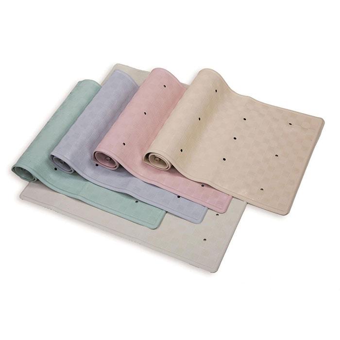 Rubber Bath Mat Blue 34 X 74cm