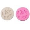 Rabbit Carrot Egg Flower Silicone Mold Fondant Mold DIY Resin Ornaments Mold