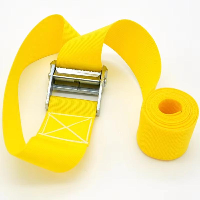 3/4m Zinc Alloy Ratchet Tie Down Strap Car Roof Rack Cargo Lashing Belt Vehicle Load Binding Rope with Buckle