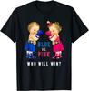 Blue Vs Pink Boxing Babies Gender Reveal Party Funny Boxing Men T Shirts