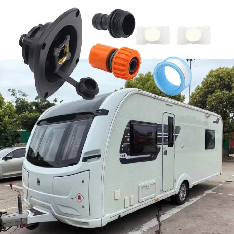Leak Proof Motorhome Water Inlet Quick Connection Kit Anti Backflow Design UV Resistant PP Material For Campers Boats