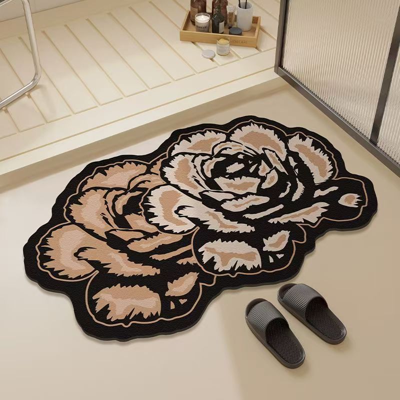 Bathroom Absorbent Diatom Mud Toilet Non-slip Doormat Toilet Toilet Floor Mat Toilet