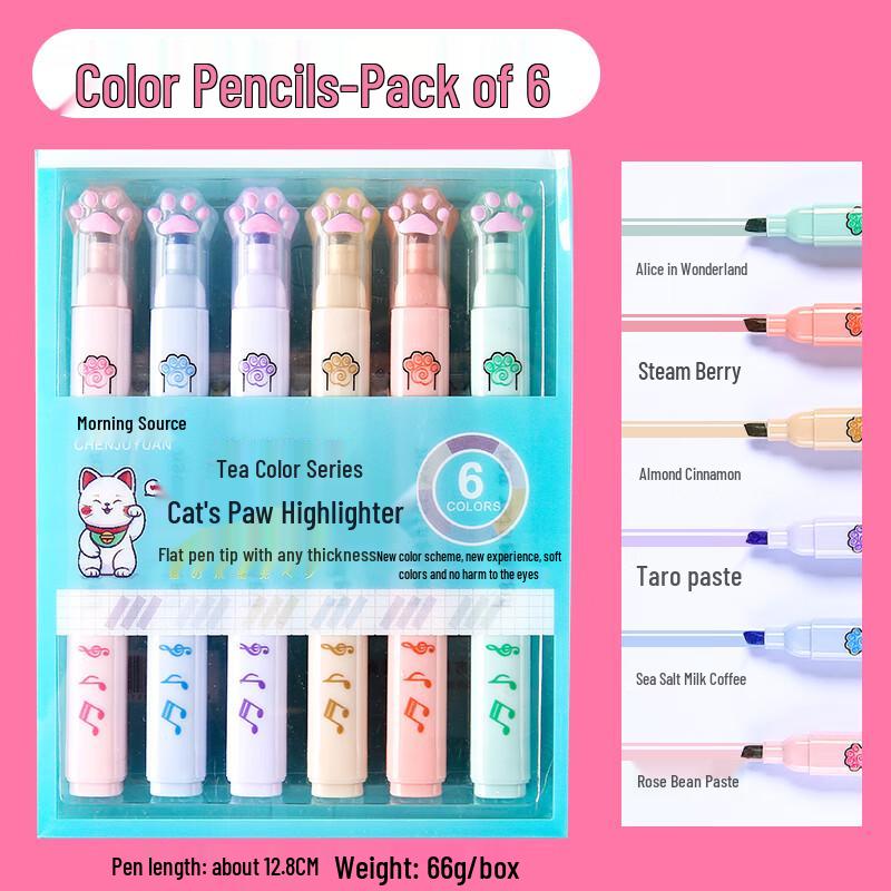 

Новый многослойный двусторонний хайлайтер - Многоцветный студенческий маркер Other