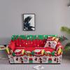 1pc Sofa Slipcover, Non-slip Christmas Santa Claus Sofa Cover, Couch Cover Furniture Protector For Bedroom Office Living Room
