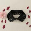 Schwarz Weiß Falscher Kragen Spitze Floral Hochzeitskleid Accessoire Mode Dekoration Kragen