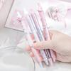 4 Pcs 0.5mm Gel Ink Pen Ballet Strap Bows Neutral Pen Retractable Black Ink Gel Pen Lovely Pressing Pen for Journaling