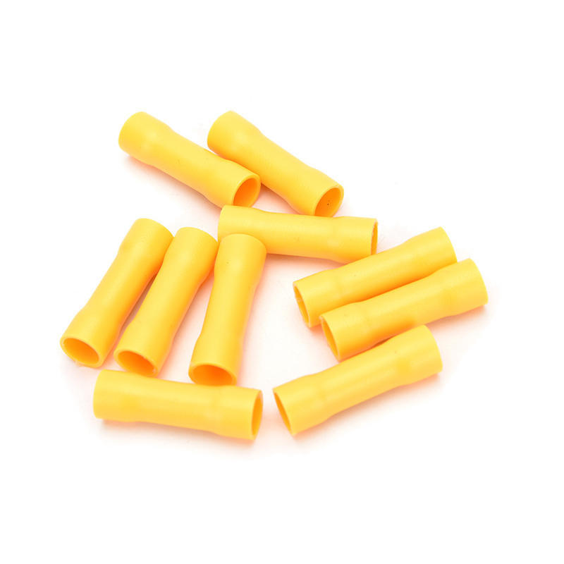100Pcs Insulated Terminal Butt Connector Electrical Automotive Cable Wire Crimp