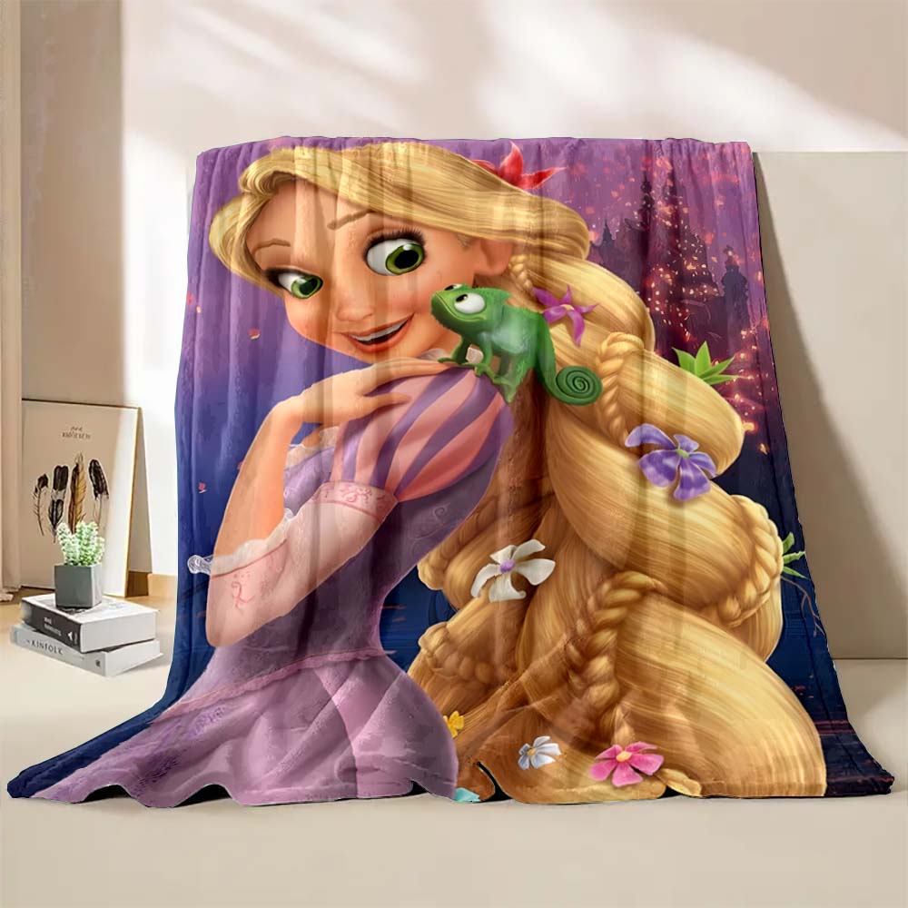 3D Princess Rapunzel Printing Blanket Kinds Adult Blanket Soft and Warm Bedding for Bed Sofa Travel Cover Blanket Holiday Gifts