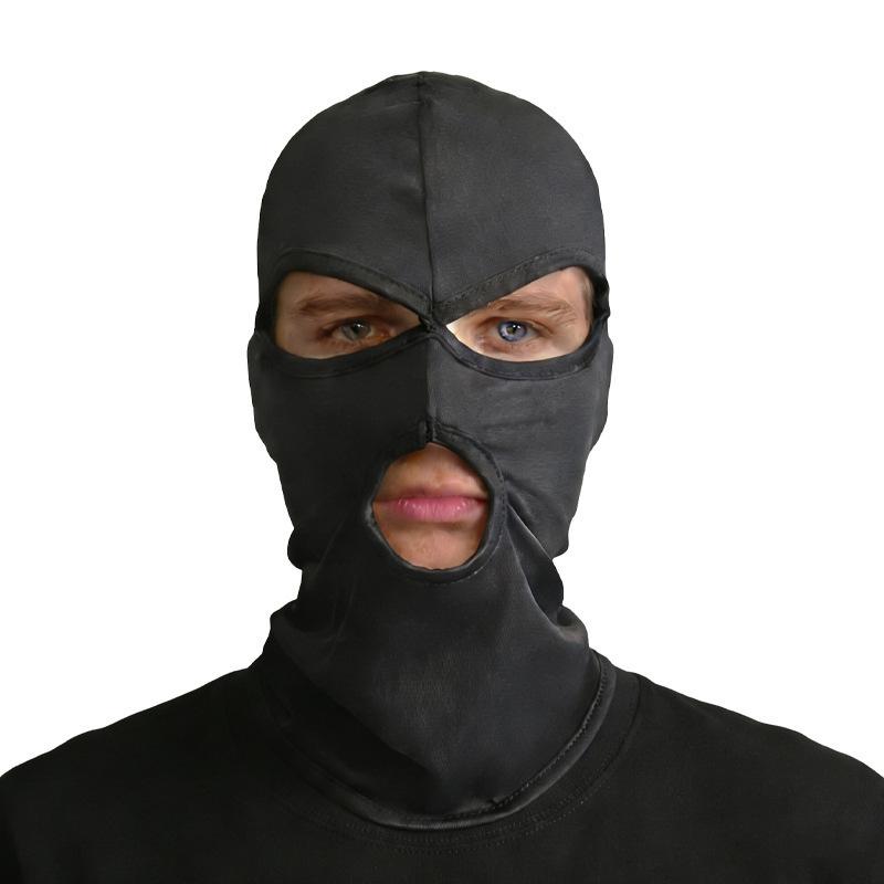 Three-Hole Elastic Cycling Windproof & Sun Protection Mask Hat
