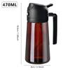 470ml Küchen Olivenölspender, 2in1 Olivenöl Sprüher für Speiseölspender, Haushalts Heißluftfritteuse Outdoor Picknick Gadgets
