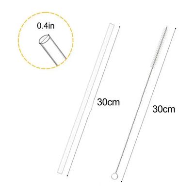 2 Stück/Set Ersatz-Strohhalme, kompatibel mit Stanley 20 oz, 30 oz, 40 oz Bechern, wiederverwendbare Strohhalme mit Reinigungsbürste