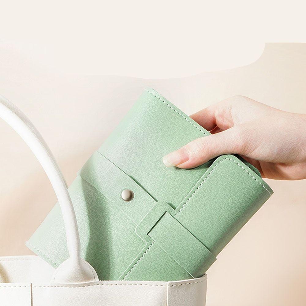 Soft Portable Jewelry Bags Solid Color Earrings for Storing Book  Travel