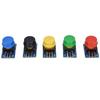 5 Stück Tastenmodul Große Druckschalterplatine mit Farbigen Abdeckungen Elektronische Bausteine