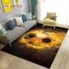 3D Soccer Football Sport Area Rug,Carpet Rug for Living Room Bedroom Sofa Doormat Kitchen Decoration,Kid Play Non-slip Floor Mat