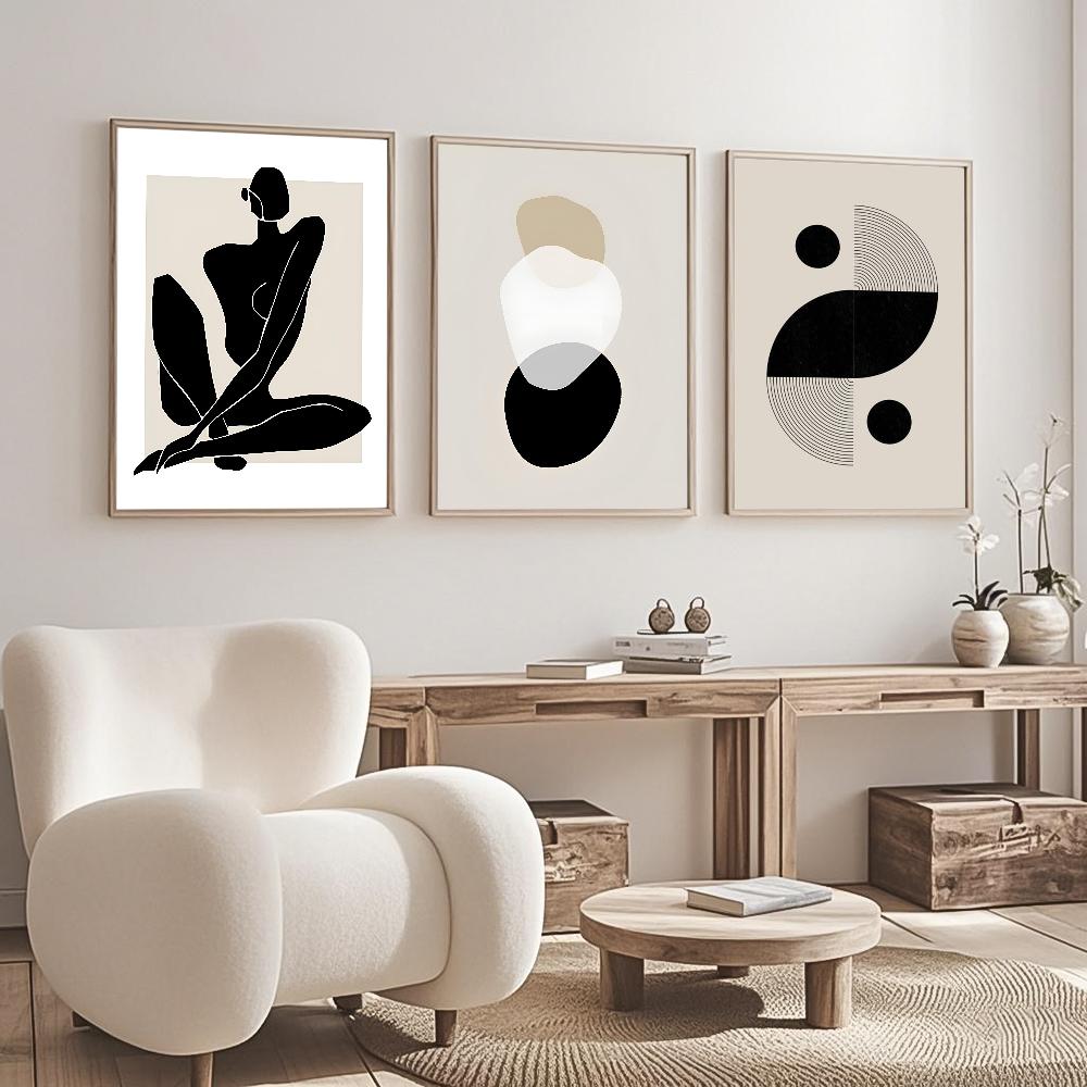 Abstract Bohemian Wall Art Poster High Quality Wall Art for Home Office Bedroom Living Room Hallway Bar Perfect Gift Idea