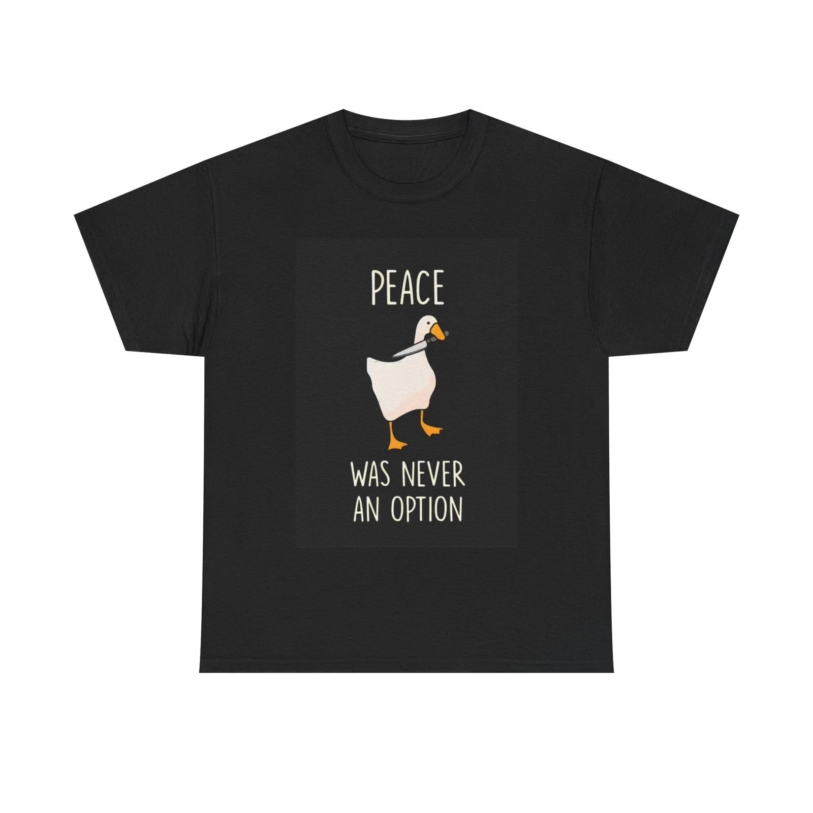 Men s and Women s T-shirts Funny Duck M