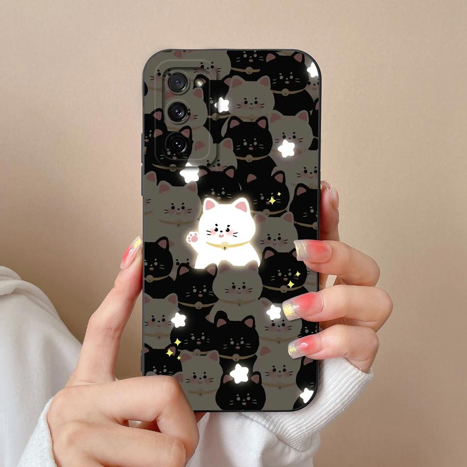 

Case For Samsung S20 FE Plus Ultra Panda Cat Back Cover For Samsung Galaxy S 20 Camera Protector Liqiud Silicone Phone Cases Samsung S20