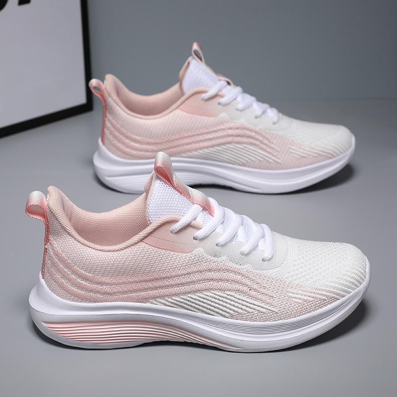 Girls' running shoes Girls' high school students' military training sneakers Women's junior high school students' lightweight shock-absorbing soft-so