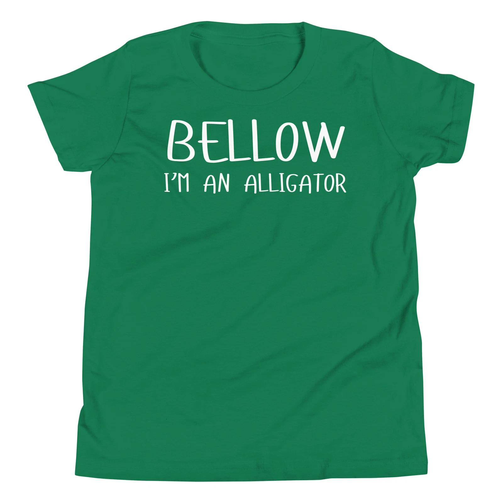 

Bellow I m an Alligator Funny Lazy Halloween Human Costume Youth T-Shirt 140