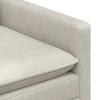 Sofa Set 2 Pcs Cream Velvet