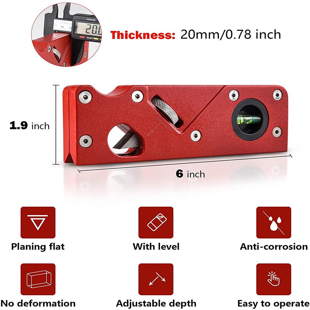 Chamfer Plane With Backer Woodworking Hand Planer For Quick Edge Planing Corner Trimming Manual Diy Tools