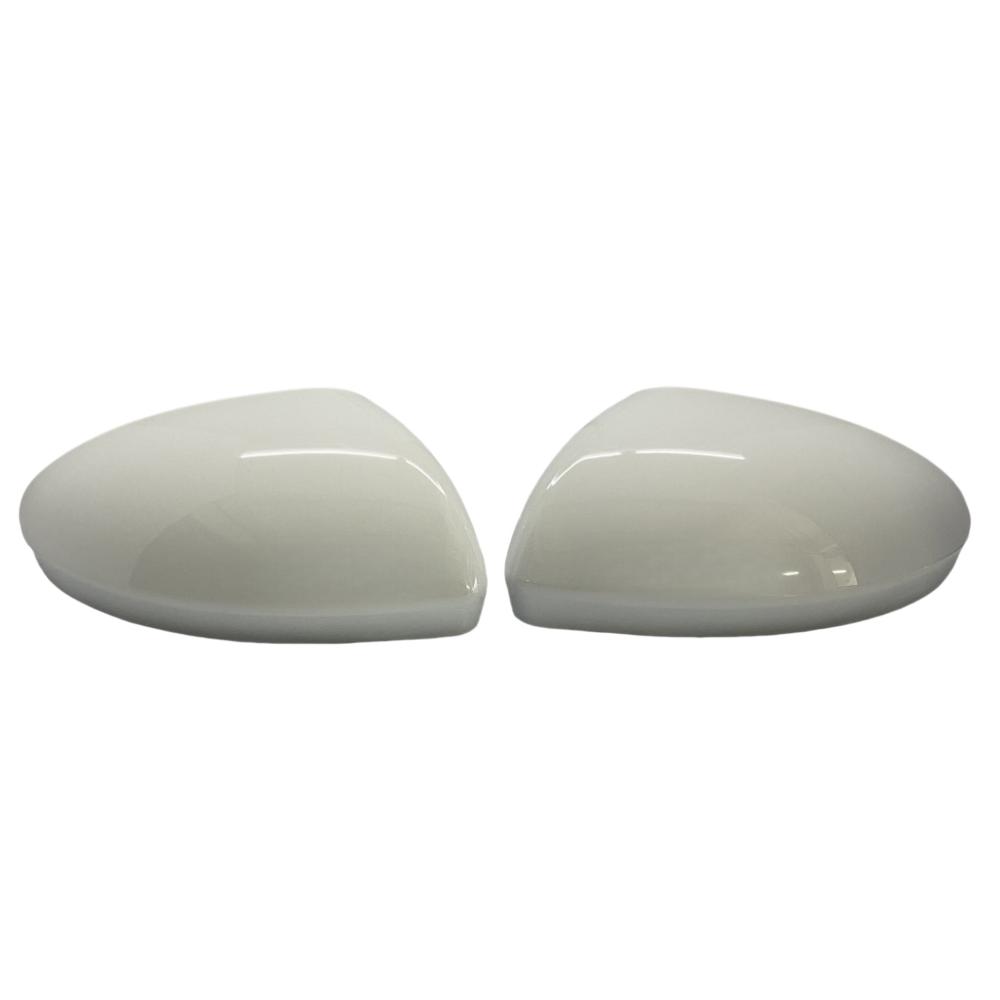 For Renault Clio MK5     2024 2025 Glossy Black/White Car Replacement Rearview Side Mirror Cover Wing Cap