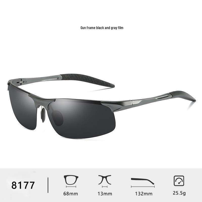 Men's Polarized Aluminum-Magnesium Sunglasses 8177 - Day & Night Vision