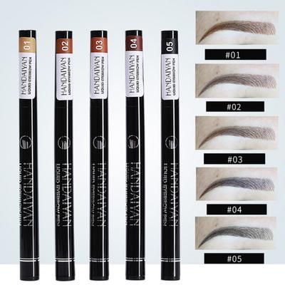 Wasserdichtes Augenbrauen-Enhancer-Schablonen-Make-up mit Gabelspitze. Langlebig