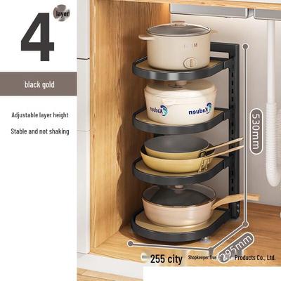 Mingpan Multi-layer Kitchen Pot Storage Rack