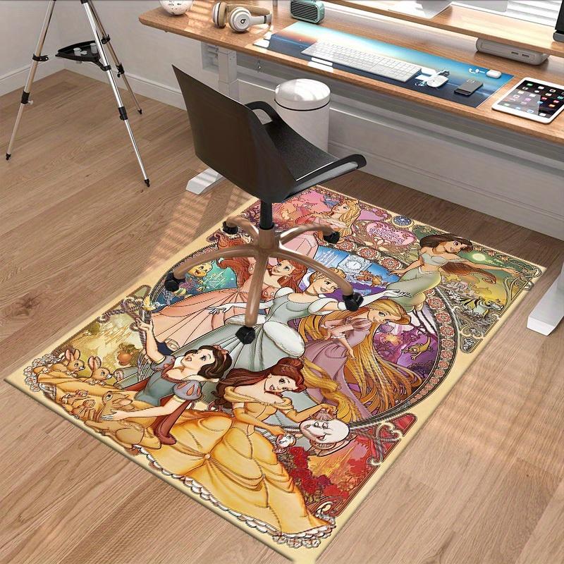 1pc, Disney Princess Home Decor Rug - Office Carpet Floor Mat - Outdoor Gift for Room DecorP001