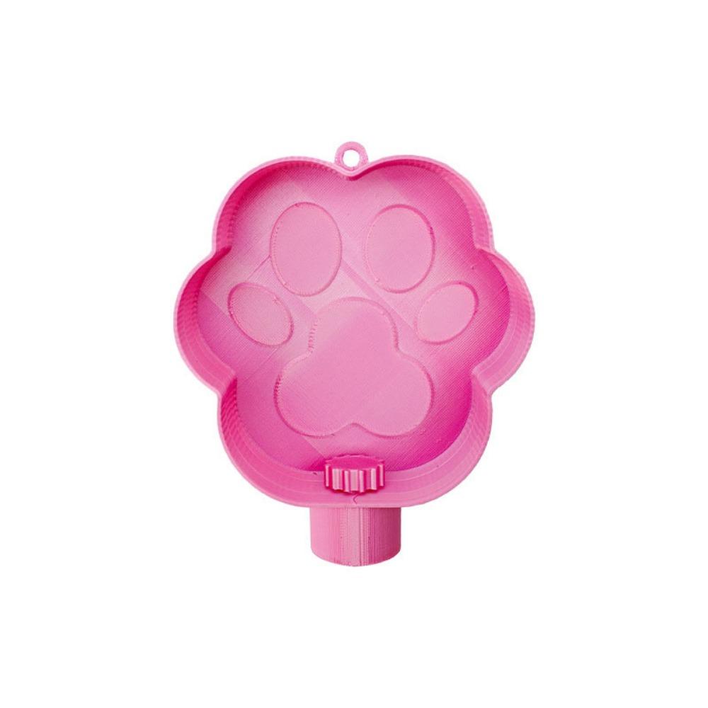 

Large Capacity Paw Shaped Dog Drinking Bowl Leakproof Pet Travel Cup Dog Water Dispenser Picnics розовый