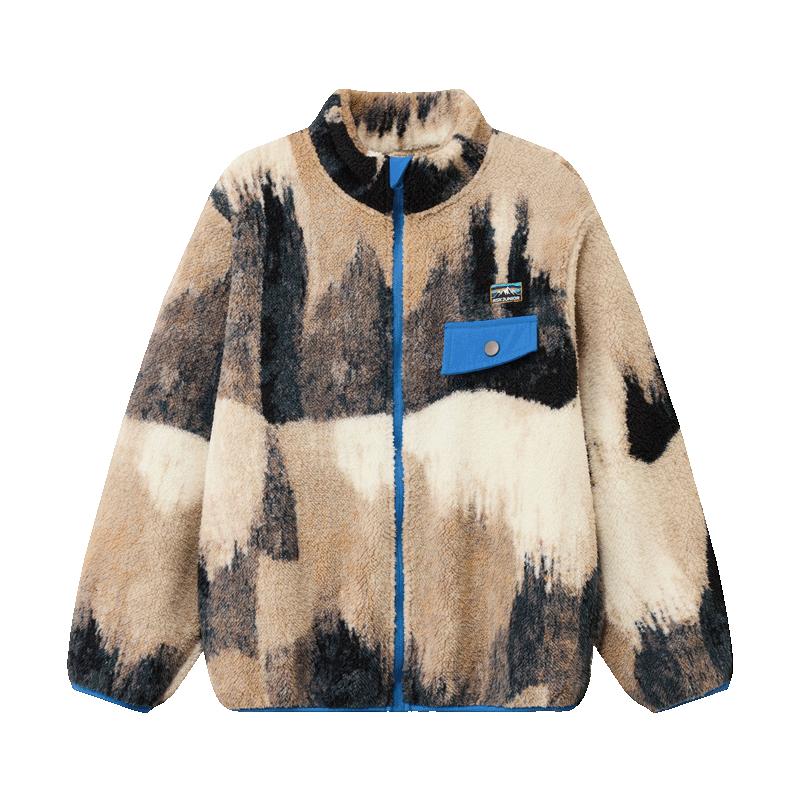 ASK JUNIOR Boys Stand-Collar Contrast Long Sleeve Jacket XL