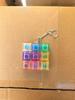 Tetris Light-Up Decompression Keychain Pendant - Nine-Grid Button Toy