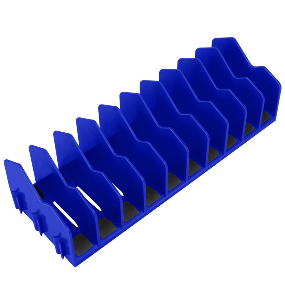 10 Steckplatz Schraubenschlüssel Aufbewahrungsorganizer Zangenhalter Schneidezangen Hämmer Handwerkzeuge Modularer Werkzeugkastenhalter Langlebiger Kunststoff Schraubenschlüssel Organizer