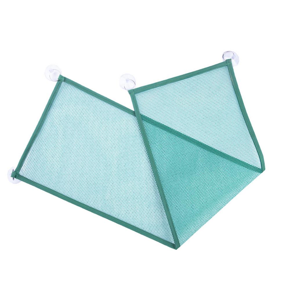 Reptile Mesh Hammock Rectangle Summer Hanging Reptile Breathable Net Hammock Bed with Suction Cups