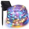 [Sameyo] Solar-Powered Illumination Lights for Outdoor Fences, 8 Lighting Patterns, 100 Bulbs, 10M Length, Perfect for Birthday Parties & Weddings,