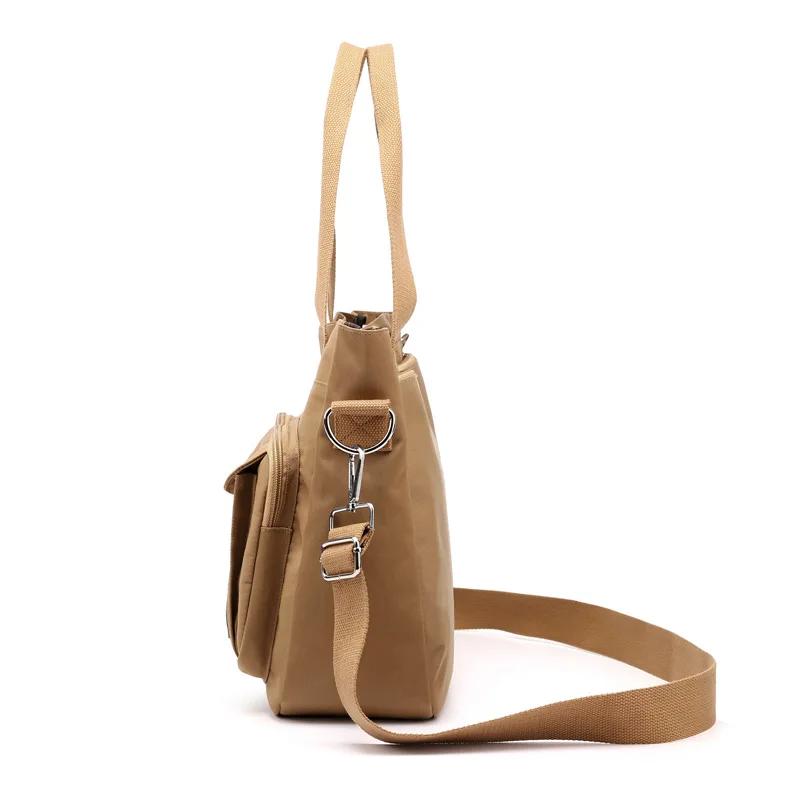 Canvas Bags Large Capacity Women's Commuter Bags Casual Totes Bag Nylon Messenger Bag  Classic Female